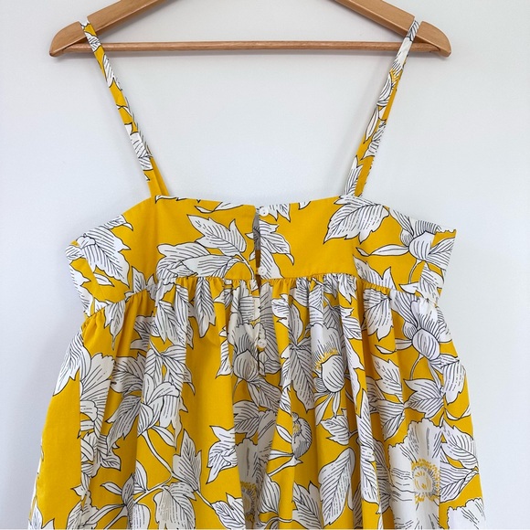NEW Zara Yellow Summer Midi Dress w/ spaghetti straps - Picture 9 of 12